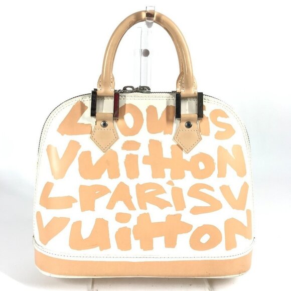 LOUIS VUITTON M92180 MonogramGraffiti Alma MM Bag Tote Bag Hand Bag - Picture 1 of 12